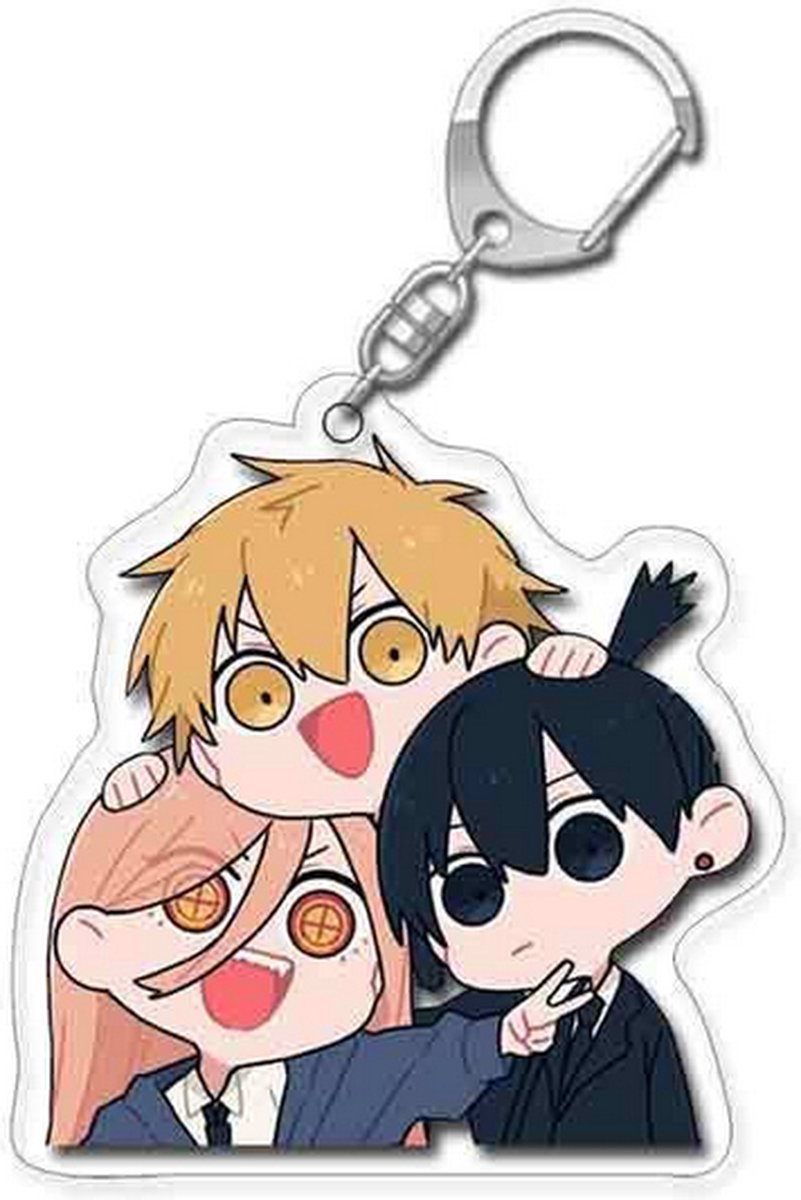 Chainsaw Man - Power - Blood Devil - Aki Hayakawa - Denji - Sleutelhanger/Keychain - Anime Merchandise - Figure - Manga