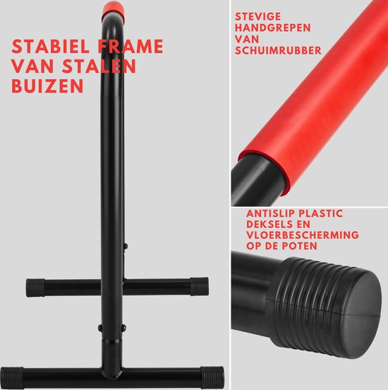 K-Sport: Outdoor Bars, Dip Bars, Parallel Bars, Outdoor Dip Station, Calisthenics Bars Load Capacity up to 150 kg, Made in EU