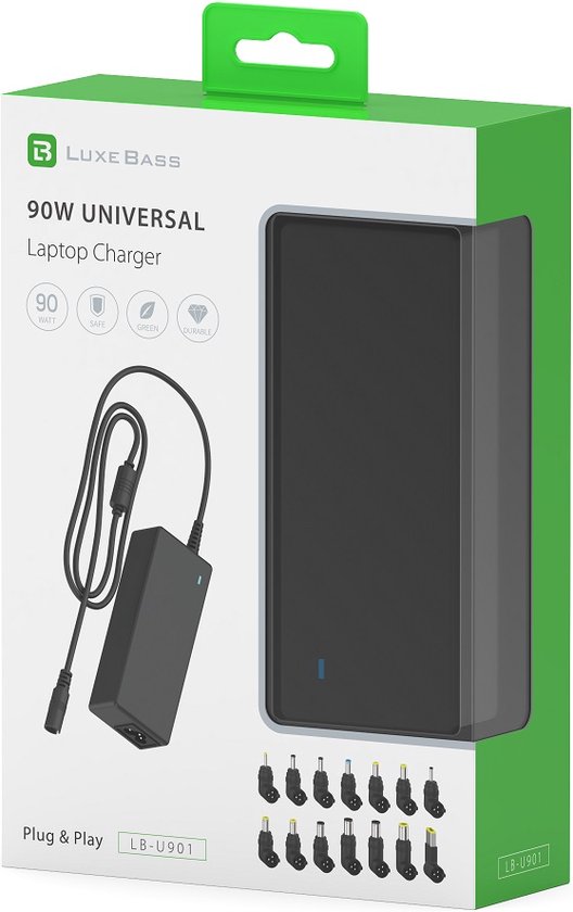 Chargeur adaptateur chargeur universel pour ordinateur portable 90W avec connecteurs 14 broches | LB-U901