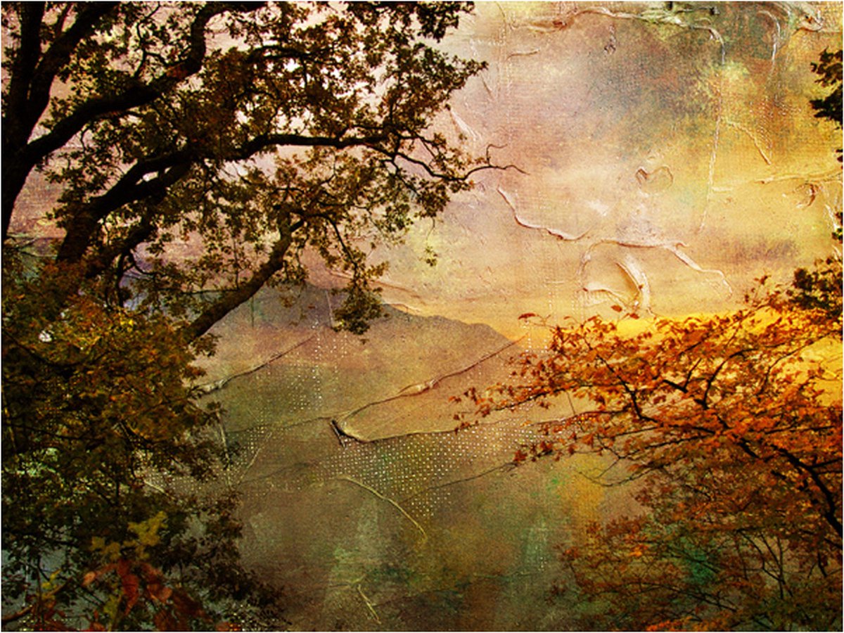 Fotobehang - Painted autumn.