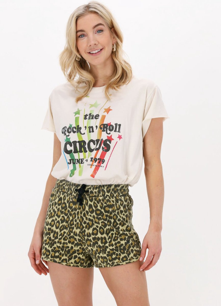 Leon & Harper Tulum Jc05 Circus Tops & T-shirts Dames - Shirt - Gebroken wit - Maat S