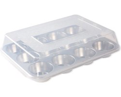 Muffinvorm met Deksel, 12 Cups, Aluminium - Nordic Ware | Naturals