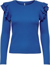 Mode Shirts Longsleeves Zero Longesleeve blauw casual uitstraling 