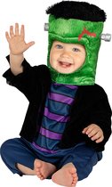 FUNIDELIA Frankenstein-kostuum voor baby - Maat: 69 - 80 cm - Zwart