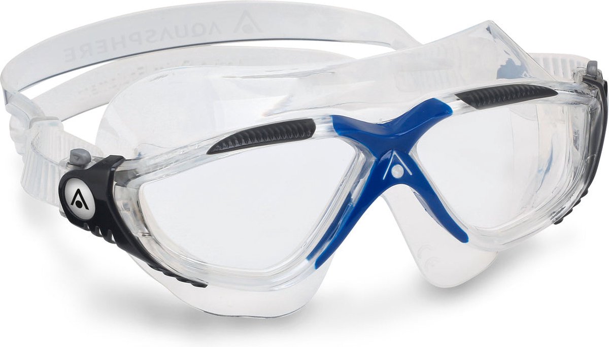 Aquasphere Vista - Zwembril - Volwassenen - Clear Lens - Transparant/Grijs