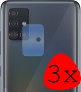 Screenprotector Geschikt voor Samsung A51 Camera Screenprotector Tempered Glass Beschermglas Camera - Screenprotector Geschikt voor Samsung Galaxy A51 Camera Screen Protector - 3 Stuks