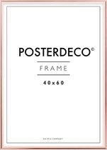 Fotolijst - Posterdeco - Premium Metaal - Fotomaat 40x60 cm - Posterlijst - Fotolijstje - Rose