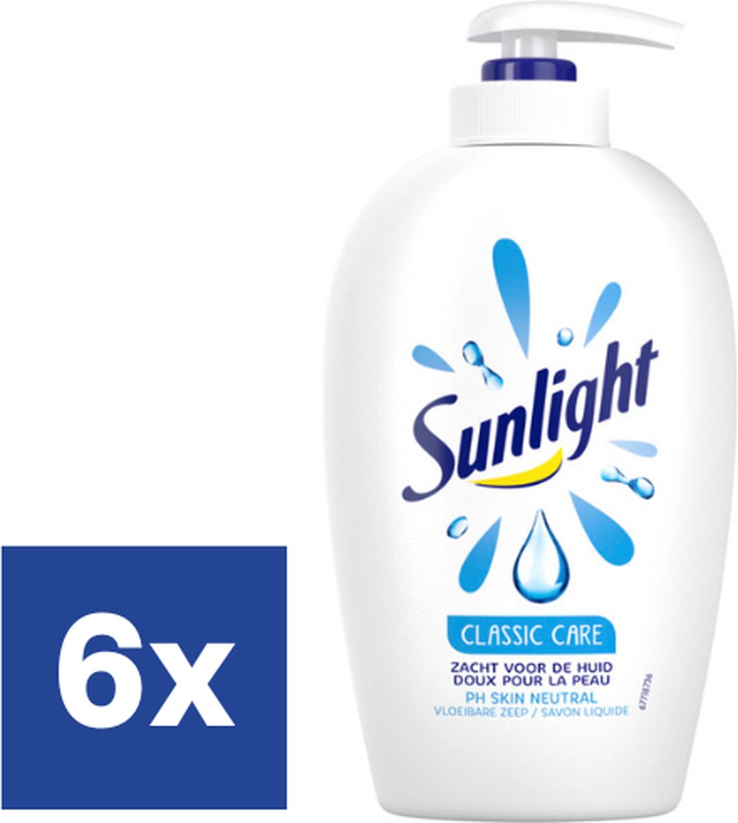 Sunlight Classic Care - 6 x 250 ml - Savon pour les mains - Pack économique  | bol.com