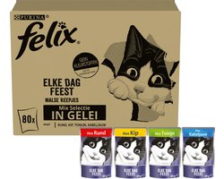 Felix Elke Dag Feest in Gelei Mix Selectie - Katte