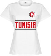 Tunesië Team T-Shirt - Wit - Dames - XXL