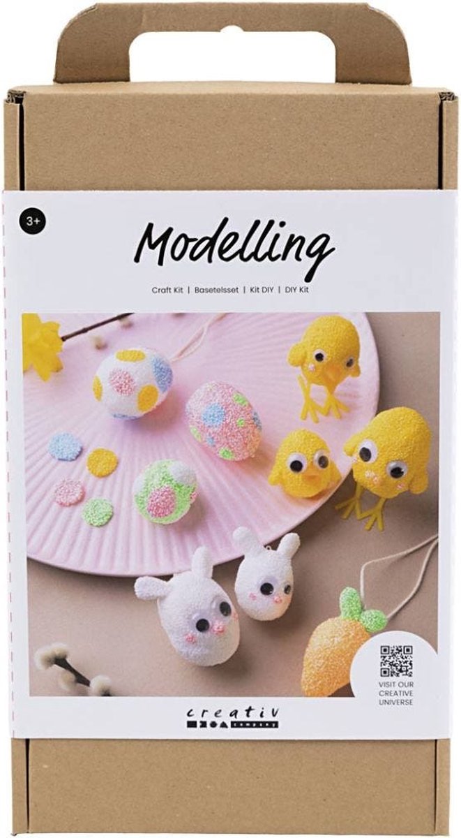 Creativ Company boetseerset paasfiguren - hobbyset knutselen Pasen.