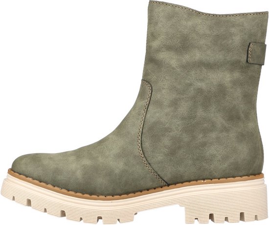 Rieker Dames 51534 modieuze laarzen, groen, 41 EU
