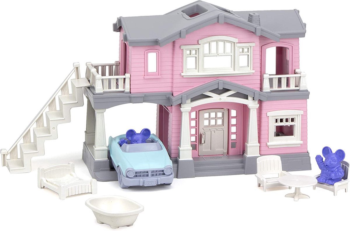Green Toys - Huis Speelset Roze