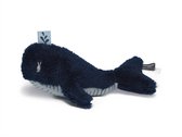 Snoozebaby knuffel Walvis Wally Whale Midnight Blue - 16 cm