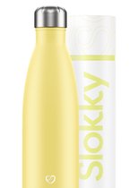 Slokky - Pastel Yellow Thermosfles & Drinkfles - 500ml