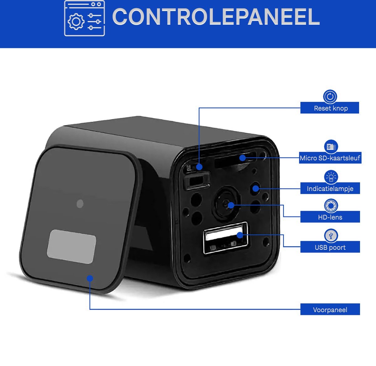 Spy Camera / Adapter - Beveiligingscamera Met Bewegingssensor ...