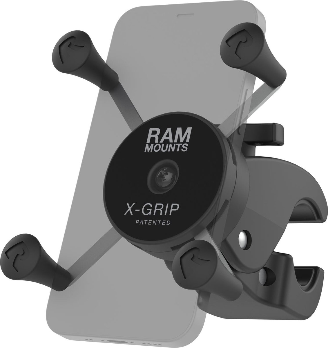 X-Grip® Phone Mount met Low-Profile Medium Tough-Claw™ RAM-HOL-UN7-404-2U