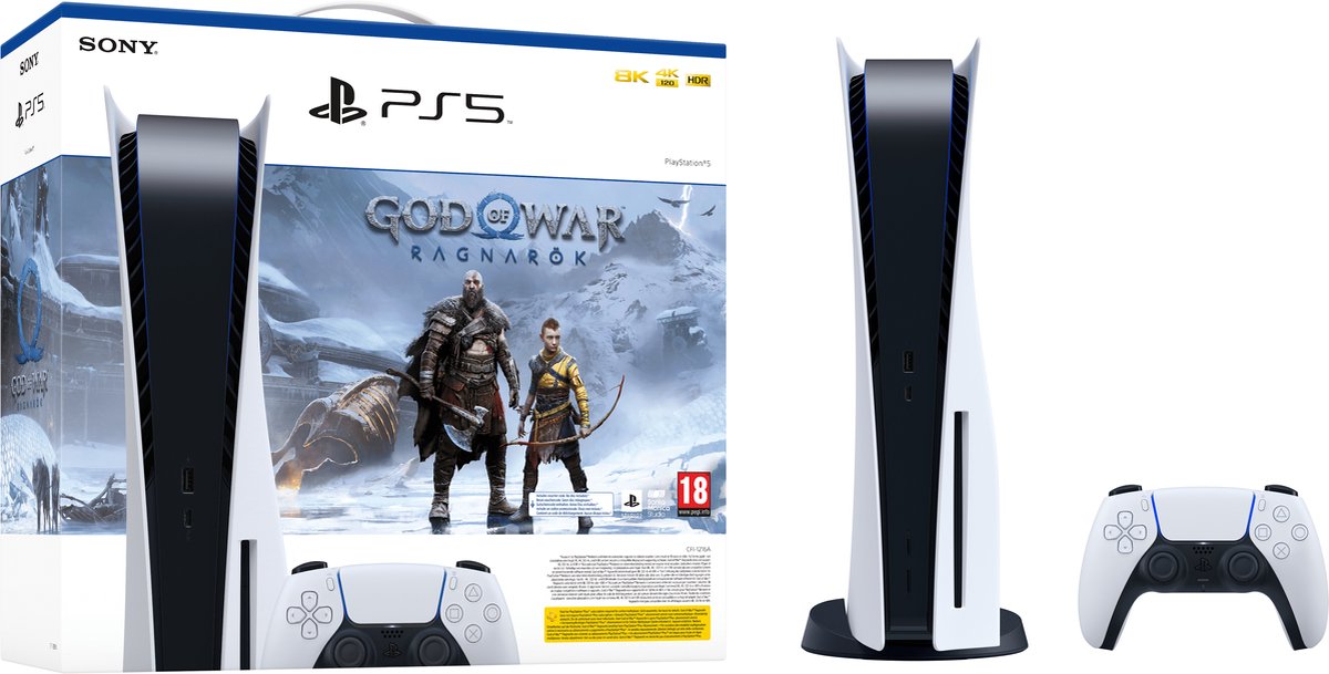 huurder Op de een of andere manier Overeenkomstig PlayStation 5 Console - God of War Ragnarök Bundel - Disc edition met  download code | bol.com