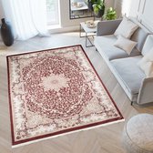 Tapiso Victoria Rug Persian Vintage Anti Slip Red Carpet Size- 160x230