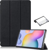 Housse Samsung Galaxy Tab S8 - Housse Samsung Galaxy Tab S7 - Book Case - Smart Cover - étui à trois volets - 11 pouces - Zwart