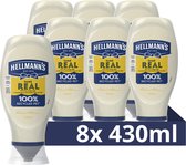 Hellmann's Real Mayonaise - 8 x 430 ml - Voordeelverpakking