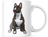 Dog Lover Mok met tekst: bull terrier | Honden Liefhebber | Honden Spreuk | Cadeau | Grappige mok | Koffiemok | Koffiebeker | Theemok | Theebeker