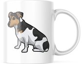 Dog Lover Mok met afbeelding: jack russell terrier | Honden Liefhebber | Honden Spreuk | Cadeau | Grappige mok | Koffiemok | Koffiebeker | Theemok | Theebeker