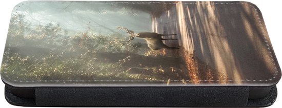 Bookcase pour iPhone 11 Pro Bookcase - Cerf - Forêt - Rayons de soleil - Avec poches - Étui portefeuille avec fermeture magnétique