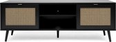 Finori- TV Meubel Tv-meubel Daka 2 deuren - 150cm - Zwart