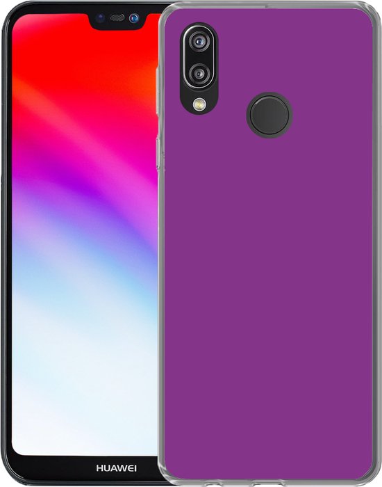 Coque Huawei P20 Lite (2020) - Violet - Couleurs - Design - Motif - Coque de téléphone en Siliconen