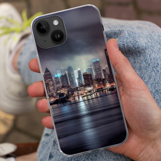 Apple iPhone 14 Plus - Housse souple - New York - Amérique - Skyline - Coque de téléphone en Siliconen