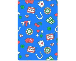 Muismat 18x27 cm - Mousepad Patronen - Casino - Gokkast - Poker - Muismatten