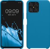 kwmobile telefoonhoesje geschikt voor HONOR X8 - Hoesje met siliconen coating - Smartphone case in Caribisch blauw