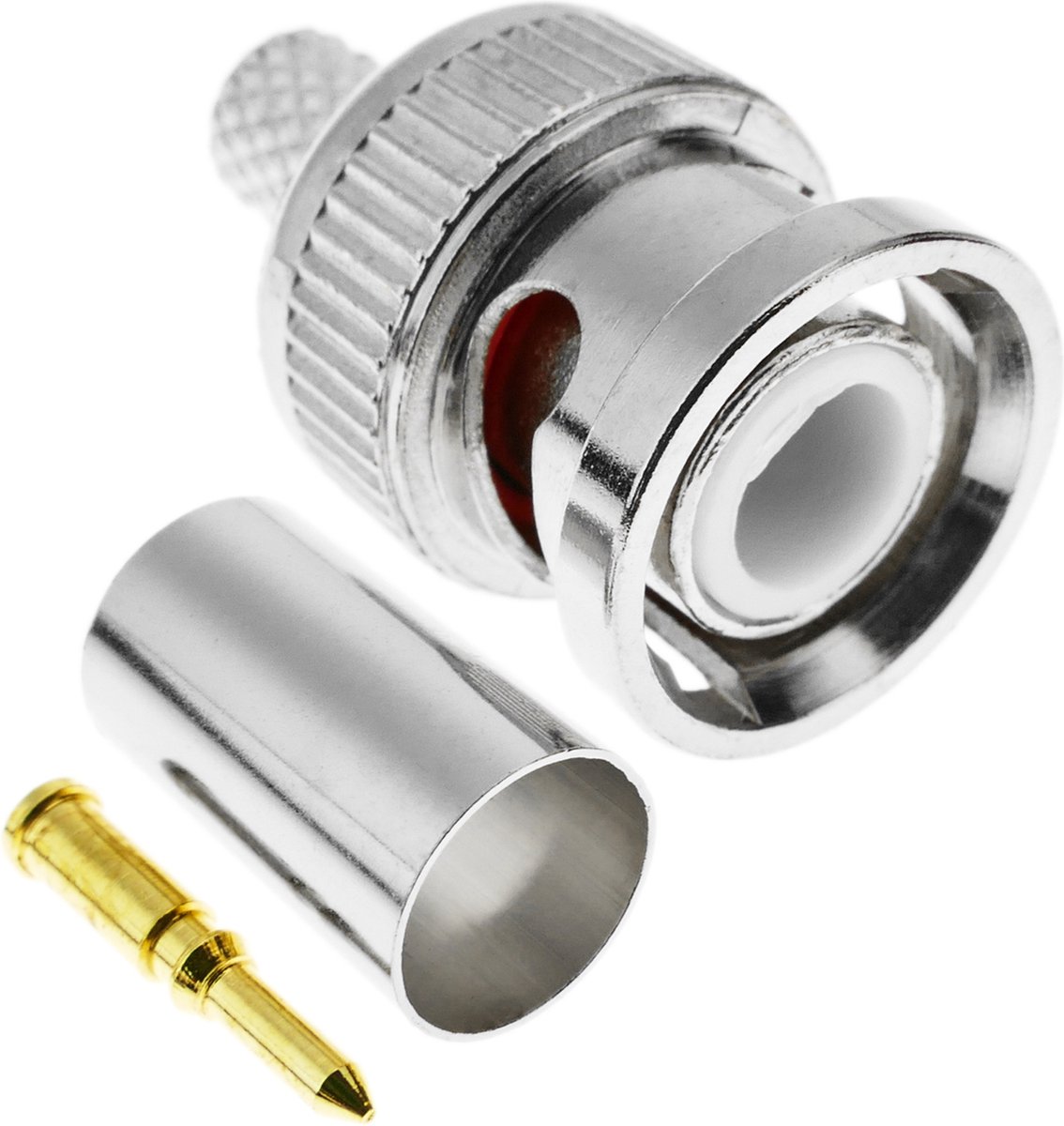 BeMatik - BNC mannelijke coaxkabelconnector (RG59)