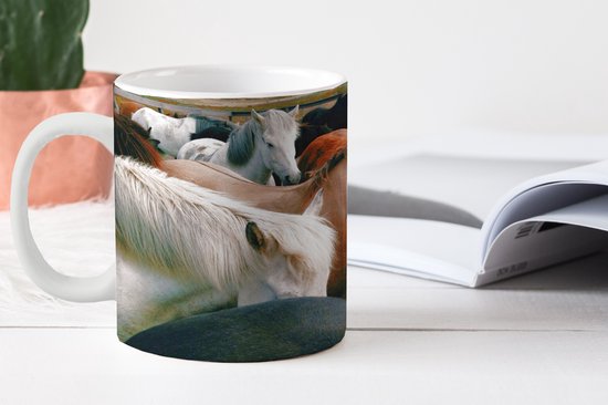Mug - Mug à café - Paarden - Animaux - Animaux - Mugs - 350 ML - Tasse - Mugs à café - Mug à thé