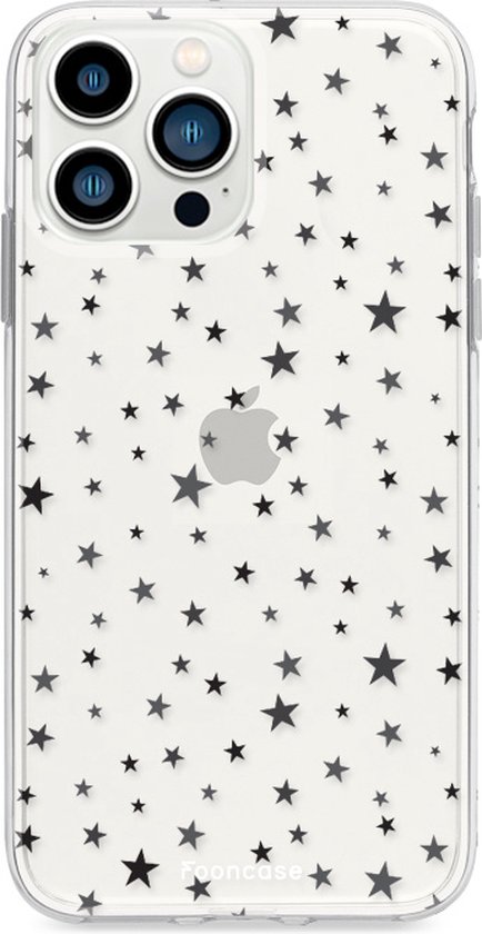 iPhone 14 Pro Max hoesje TPU Soft Case - Back Cover - Stars / Sterretjes