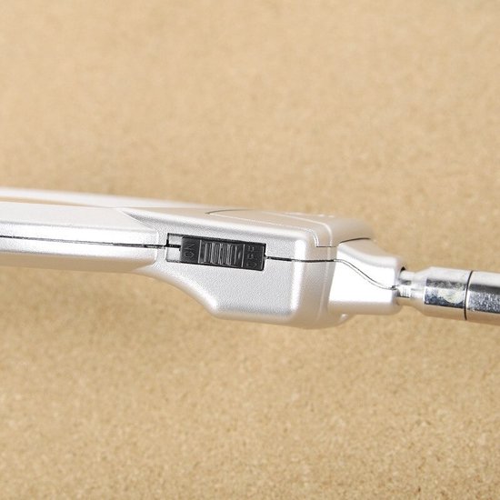 10 x vergrootglas met ledlicht, 14 cm echte glazen lens, led-bureaulamp
