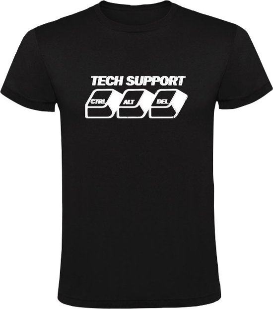 Tech Support Heren T-shirt - Grappig IT Shirt - Computer - Nerd