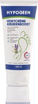 Hypogeen Voetcrème Kruidenboost- tube 100ml - hypoallergene voetcrème - basis van lavendel, dennennaald & eucalyptus - hydraterend voetverzorgingsproduct - ook voor overgevoelige voeten - PH-neutraal