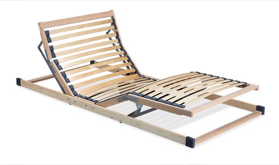Beter Bed Bossflex 200 Lattenbodem 90 x 200 cm - Elektrisch Verstelbaar - Bedbodem - Bedraad - Max. 90kg - Hout