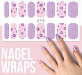 By Emily - Nagel wrap - Joyful Moments | 16 stickers | Nail wrap | Nail art | Trendy | Design | Nagellakvrij | Eenvoudig | Nagel wrap | Nagel stickers | Folie | Zelfklevend | Sjablonen