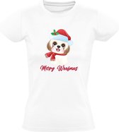 T-shirt femme Merry Woofmas | Noël | Chien | Chiens | Chemise de Noël | cadeau de Noël | Chemise