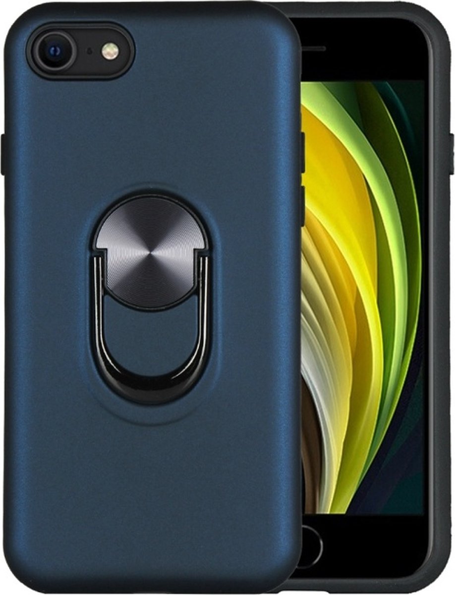 Hoesje Geschikt voor iPhone 7G/8G hoesje Shockproof Armor case - back cover – TPU – Blauw