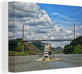 Le Bridge du Centenaire au Panama en Amérique du Sud Toile 40x30 cm - petit - Tirage photo sur toile (Décoration murale salon / chambre)
