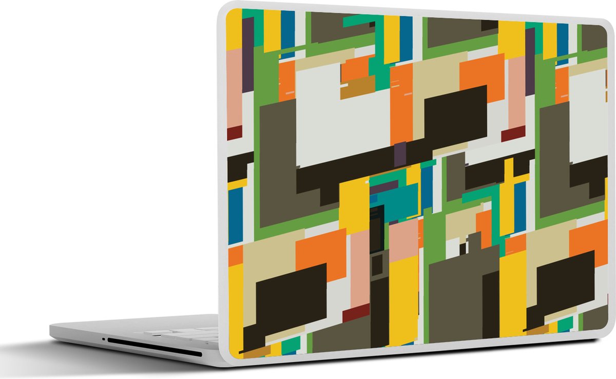 Laptop sticker - 14 inch - Geometrisch - Patronen - Abstract - 32x5x23x5cm - Laptopstickers - Laptop skin - Cover