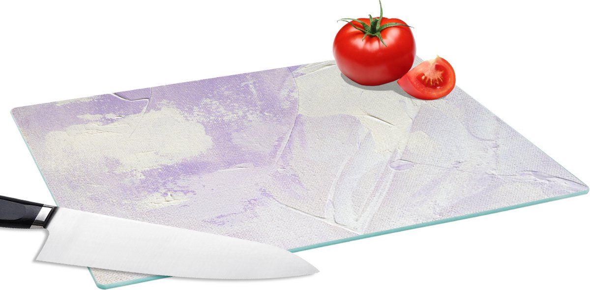 Glazen Snijplank - 39x28 - Abstract - Verf - Design - Snijplanken Glas