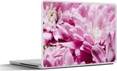 Laptop sticker - 11.6 inch - Bloemen - Roze - Natuur - 30x21cm - Laptopstickers - Laptop skin - Cover