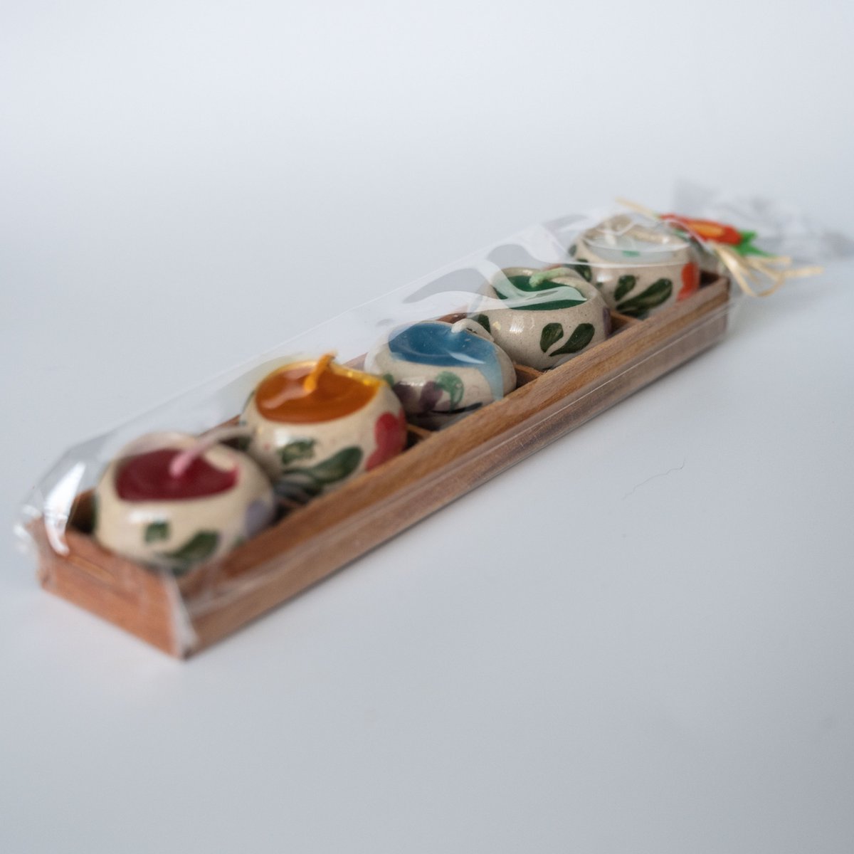 Cadeau set mini kaarsjes in stenen hartjes pot, cadeau idee verjaardag, Moederdag, Kerstcadeau – foto 4