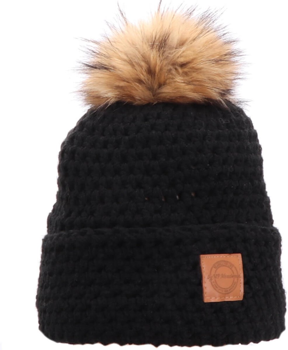 By MP Headwear Rebel W-1604 Beanie Muts Zwart