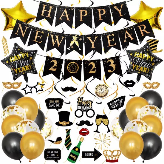 LUQ - Happy New Year - Slinger - Versiering- Nieuw Jaar - decoratie